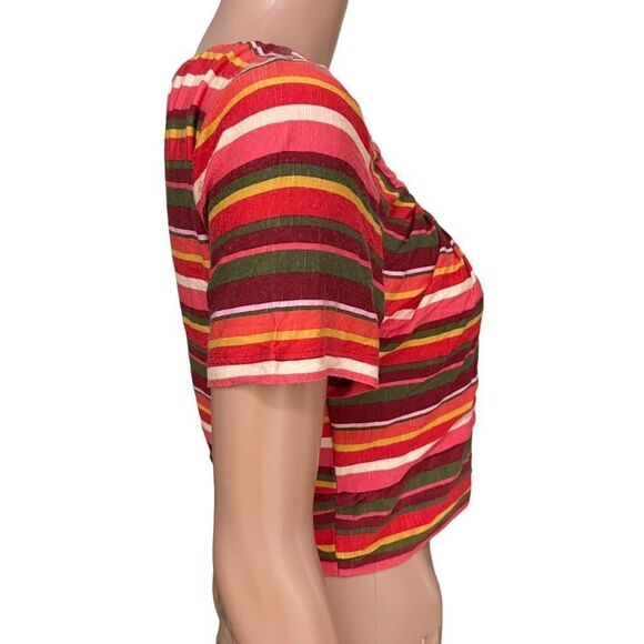 BCBG striped cropped top size S - Picture 3 of 7